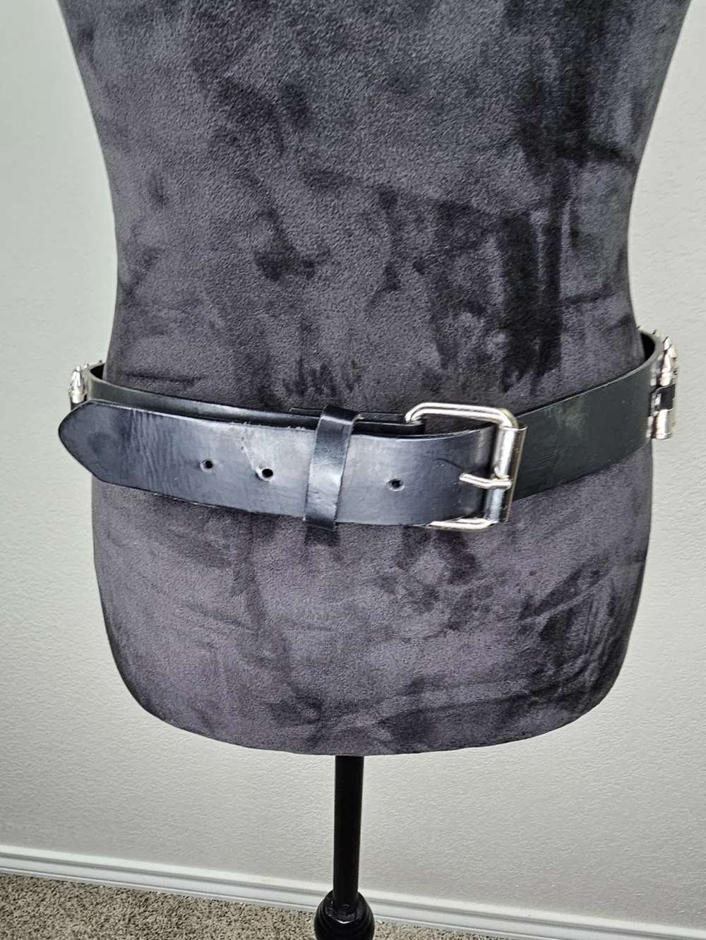 Hot Topic Y2K Shell Black Belt 36